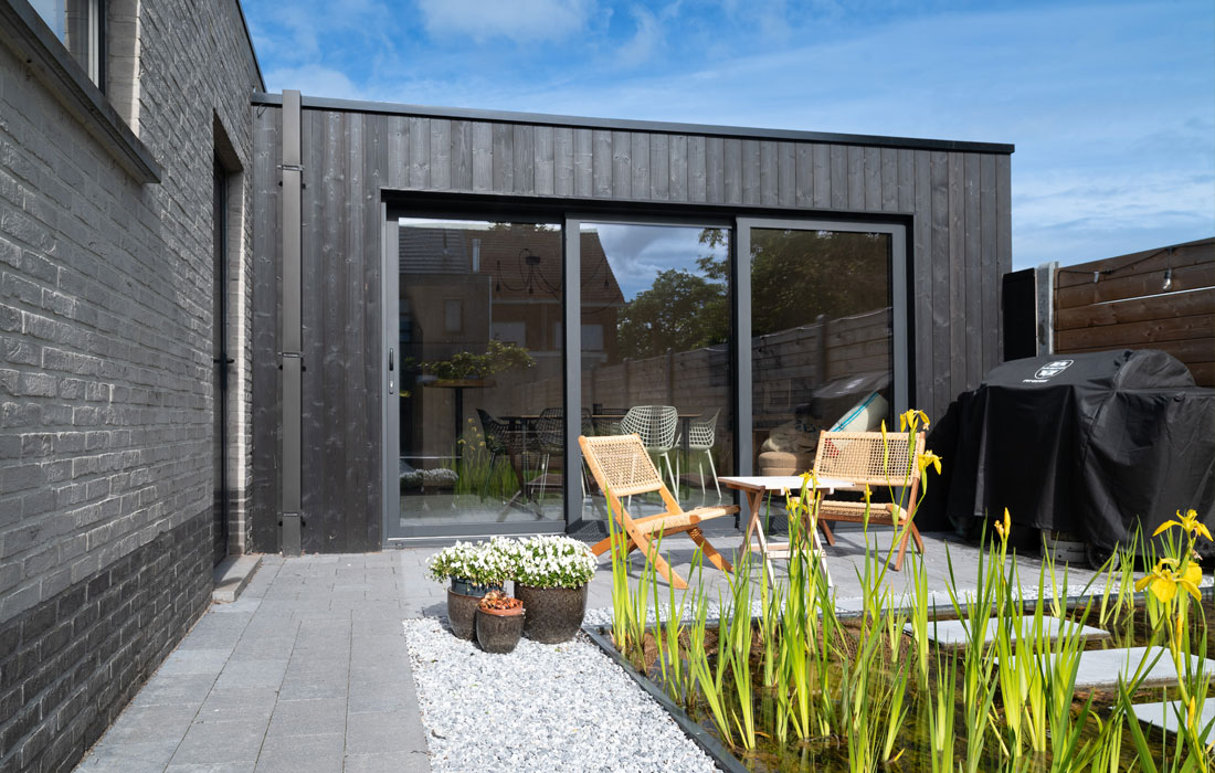Aanbouw Essen Houtatelier